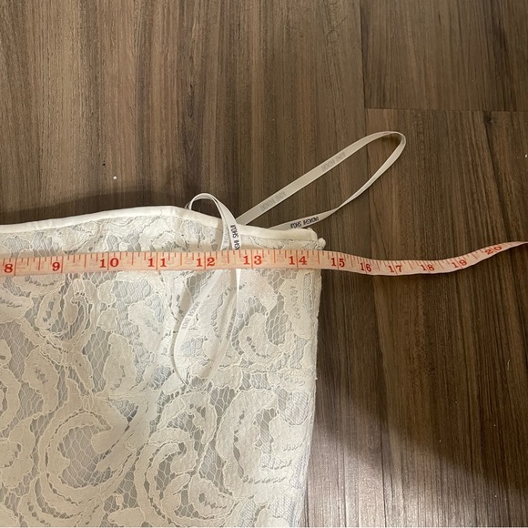 Tadashi Shoji Lace Overlay Strapless Dress - Picture 12 of 14